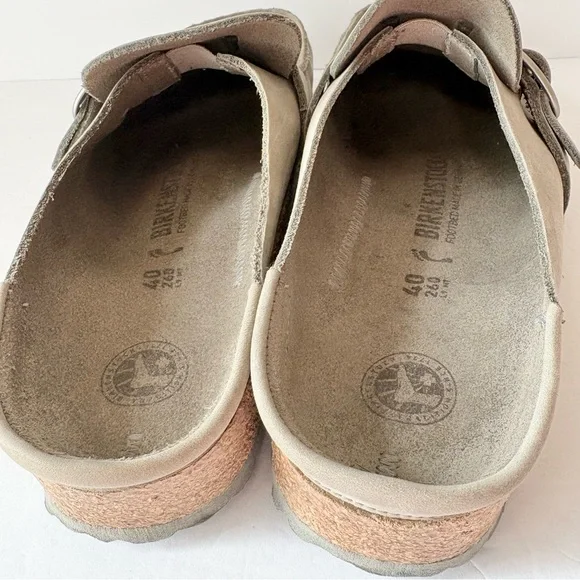 Birkenstock Buckley Suede Slip On Clogs Shoes - Picture 6 of 8